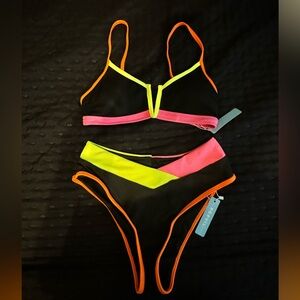Neon bikini set size S